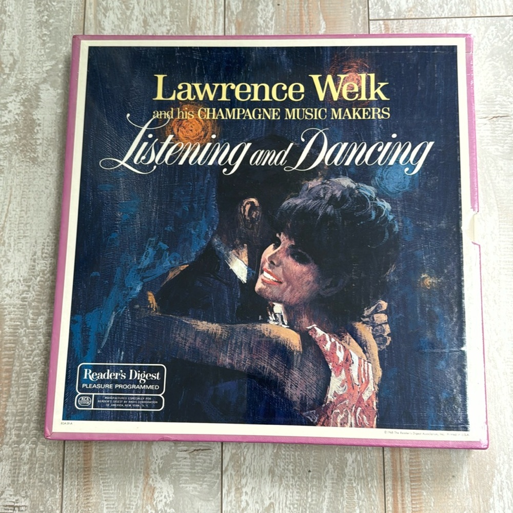 NEW Lawrence Welk Listening And Dancing Reader's Digest Boxed Record Set‎ 1968